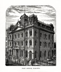 Postkontor, Toronto, Ontario, Kanada, 1800-talet av Unbekannt