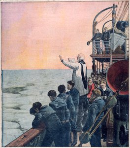 Böner vid platsen för Titanics förlisning, 1912 av Unbekannt