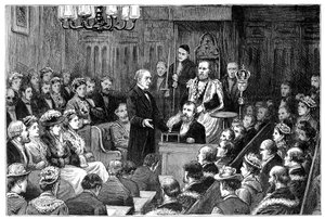 Presentation av stadens frihet till Mr Gladstone, 1877 av Unbekannt