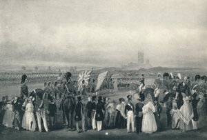 Presenting New Colors to the 93rd Highlanders, 7 oktober 1834, 1834 1909 av Unbekannt