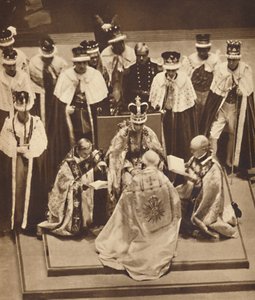 Primate knäböjer vid Kings Knees, 12 maj 1937 av Unbekannt