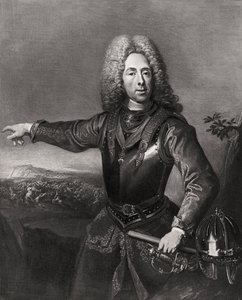 Prins Eugene av Savojen, franskfödd österrikisk soldat, 1718 1906 av Unbekannt