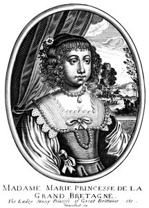 Prinsessan Mary 1631-1660 av Unbekannt