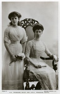 Prinsessan Maud och Prinsessan Royal, c1907-c1910 av Unbekannt