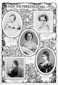 Prinsessan Victoria Adelaide Mary Louise, äldsta dotter till drottning Victoria, sent 1800-tal av Unbekannt