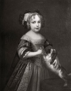 Prinsessan senare drottning Anne, c1670-1675 1906 av Unbekannt