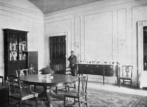 Privat matsal i Vita huset, Washington DC, USA, 1908 av Unbekannt
