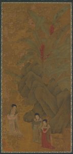 Promenading Ladies, Troligen Yuan-dynastin, 1300-talet. av Unbekannt