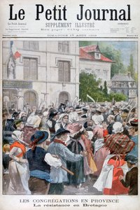 Protest i Bretagne, 1902 av Unbekannt