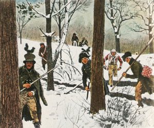 Preussiska soldater slipper fängelse av fransmännen, januari 1807, 1936. av Unbekannt