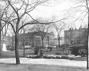 Public Square, Cleveland, Ohio, USA, c1900. av Unbekannt