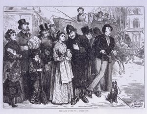 Offentligt vittne om solförmörkelsen, London, c1870 av Unbekannt