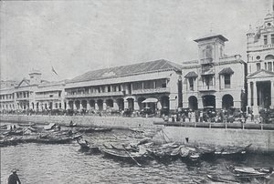 Kajen i Singapore, 1924 av Unbekannt