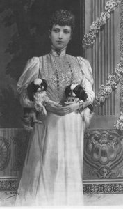 Drottning Alexandra, 1901. av Unbekannt