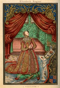 Drottning Elizabeth I vid bön, 1569, 1893 av Unbekannt