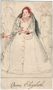Drottning Elizabeth I av England, 1533-1603 av Unbekannt