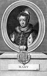 Drottning Mary I av England av Unbekannt