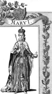 Drottning Mary I av England av Unbekannt