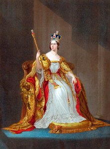 Drottning Victoria 1819-1901, 1838 av Unbekannt
