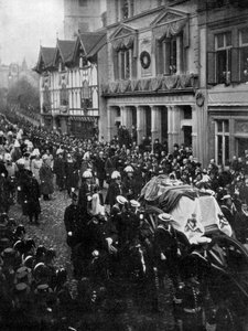 Drottning Victorias begravningståg, 1901 av Unbekannt