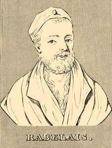 Rabelais, c1483-1553, 1830. av Unbekannt