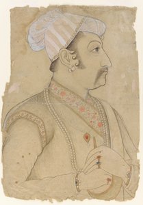 Raja Gaj Singh från Marwar, 1600-talet. av Unbekannt