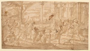 Sabinernas våldtäkt, 1700-talet. av Unbekannt