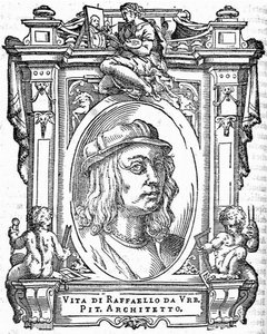 Raphael. Från: Giorgio Vasari, Livet för de mest utmärkta italienska målarna, skulptörerna och arkitekterna, 1568 av Unbekannt