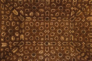 Real Alcazar de Sevilla - takdekoration Sevilla Espagne av Unbekannt