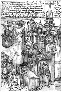 Mottagning av Richard de Beauchamp, Earl of Warwick, 1400-talet, 1893 av Unbekannt