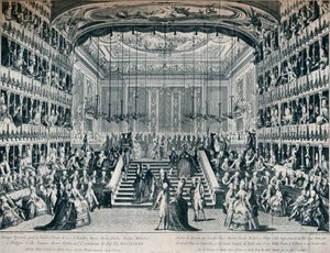 Mottagning av storhertigen och hertiginnan av Ryssland på teatern i San Benedetto, 1902 av Unbekannt