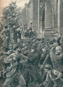 Reform Leaguers vid Marble Arch, London, 1866 1906 av Unbekannt