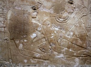 Relief från Ramoses grav, Luxor, Egypten, 1300-talet f.Kr av Unbekannt