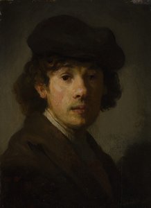 Rembrandt 1606-1669 som ung man. av Unbekannt