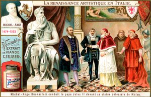 Renässanskonst i Italien: Michelangelo, c1900 av Unbekannt