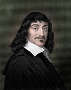 Rene Descartes, fransk filosof och matematiker, 1835 av Unbekannt