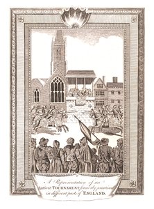 Representationer av en forntida turnering som praktiserades i olika delar av England, 1794 av Unbekannt