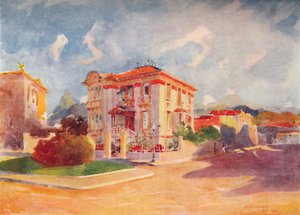 Bostad för H.E. Dr. Pedro de Toledo, tidigare jordbruksminister, Avenida Beira Mar, 1914 av Unbekannt