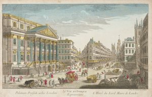 Bostad för Lord Mayor of London, 1700-talet. av Unbekannt