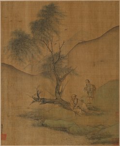 Vila under pilar, möjligen Mingdynastin, 1368-1644. av Unbekannt