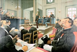 Återprövning av Albert Dreyfus, Rennes, Frankrike, 1899 av Unbekannt