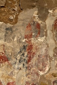 Ribelles. Kyrkan. Interiör. Apsiden. Väggmålningarna. Detalj. romansk. av Unbekannt