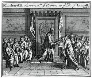 Richard II av England överlämnar sin krona, 1399 av Unbekannt