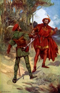 Richard I och Robin Hood, 1925 av Unbekannt
