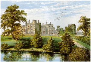 Ripley Castle, Yorkshire, hem för Baronet Ingilby, c1880 av Unbekannt