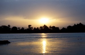 Nilen vid solnedgången, Egypten av Unbekannt