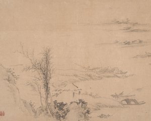 River Scene. av Unbekannt