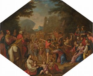 Vägen till Golgata, 16151620. av Unbekannt