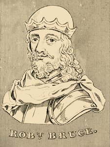 Robert Bruce, 1274-1329, 1830. av Unbekannt