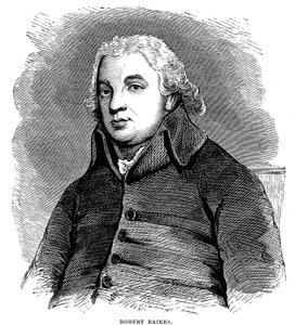 Robert Raikes, engelsk filantrop och förläggare, 1780 1880 av Unbekannt